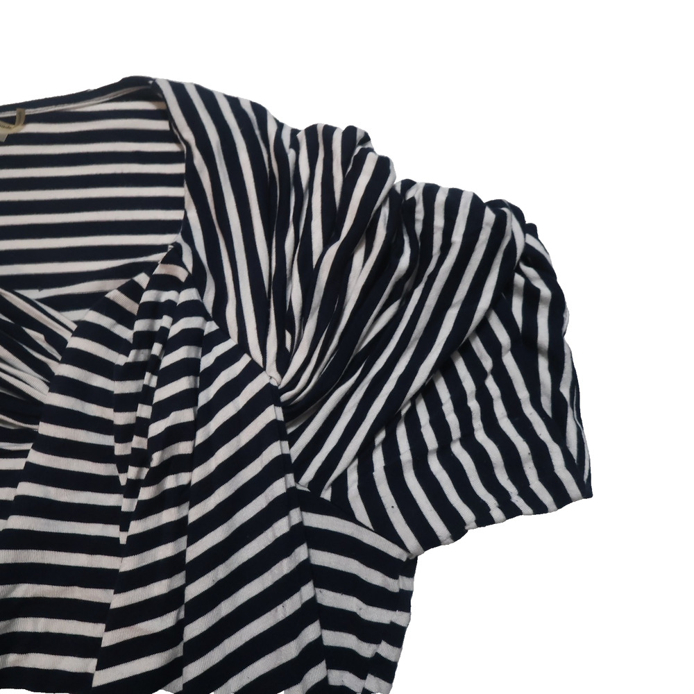 Calvin Klein Black White Stripe Asymmetrical Dress Sz 12 Nautical Bundle Sale - Picture 11 of 13